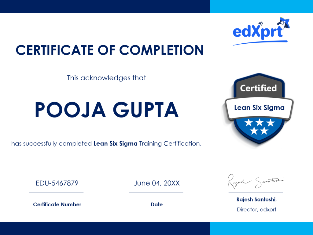 lean six sigma certification